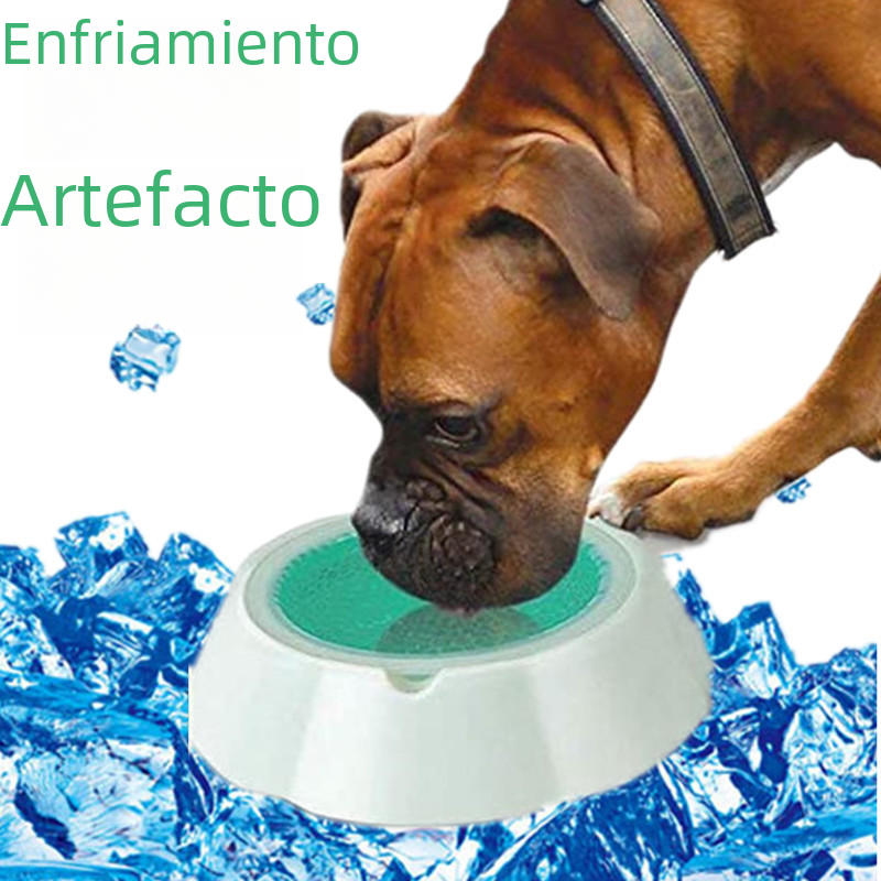 Cooling Pet Water Bowl – Summer Ice Bowl for Dogs & Cats