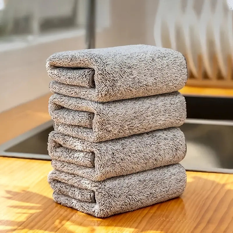 Microfiber Dish Cloths – 10-Pack Ultra Absorbent Kitchen Cleaning Towels