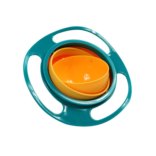 360° Gyro Bowl – Spill-Proof Toddler Snack &amp; Feeding Bowl