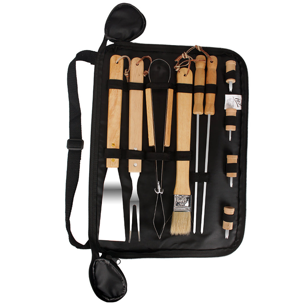 Portable BBQ Tool Set – Stainless Steel Grilling Accessories Kit