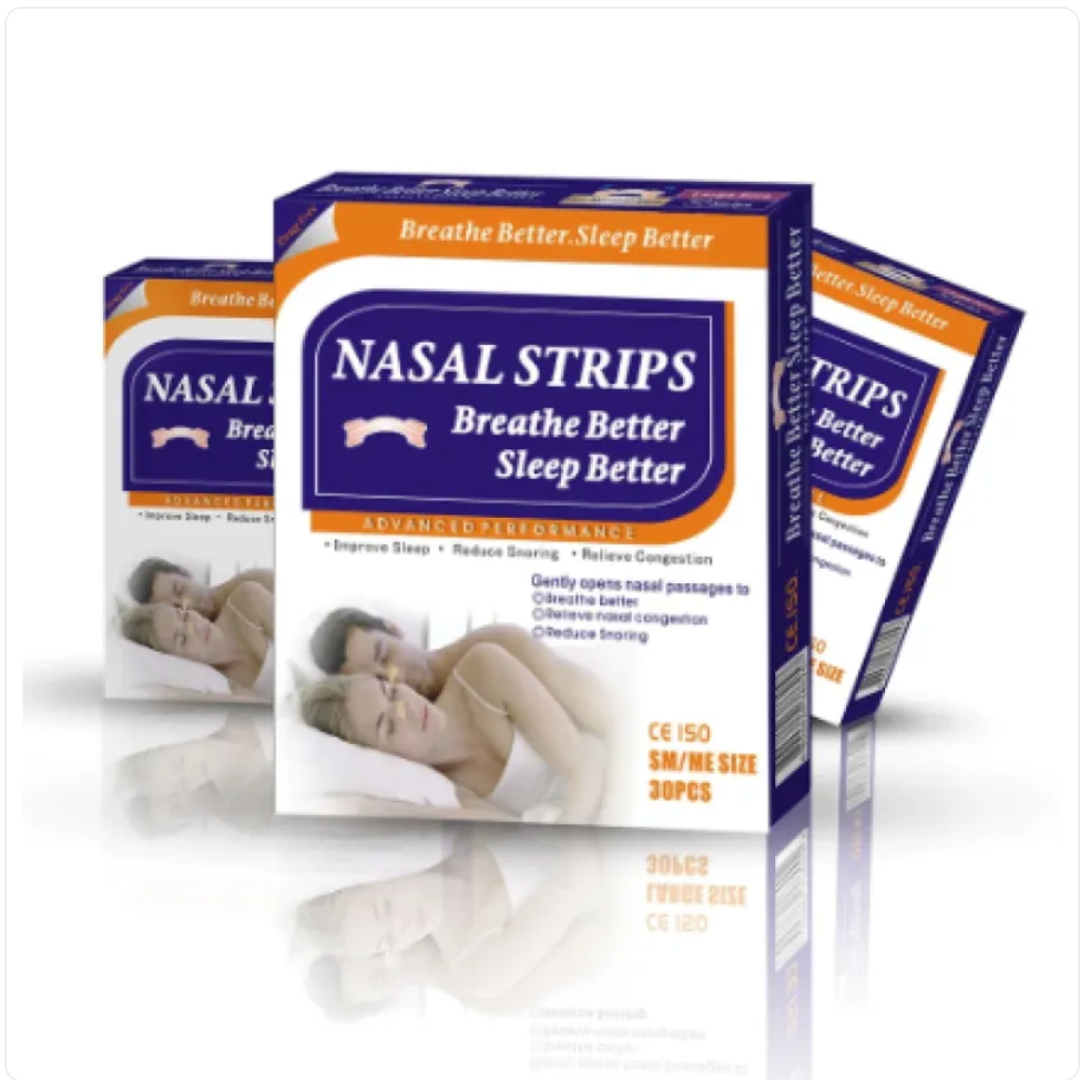 Nasal Breathing Strips – 30-Pack Comfortable Nose Strips