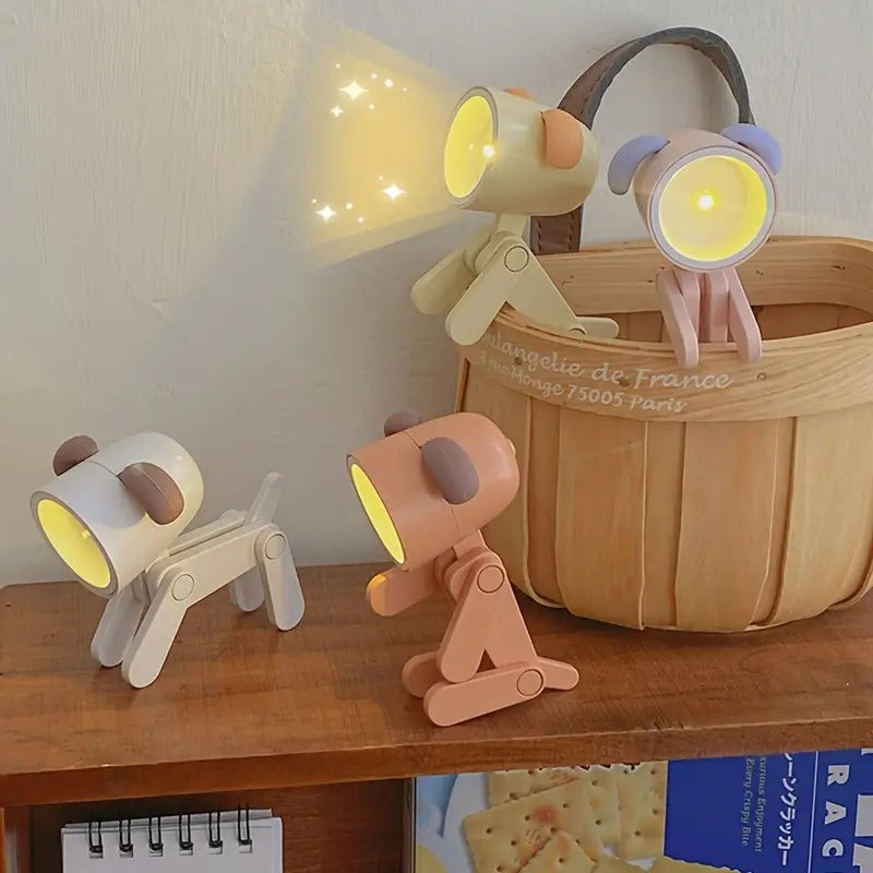 Puppy LED Night Light – Mini Desktop Table Lamp