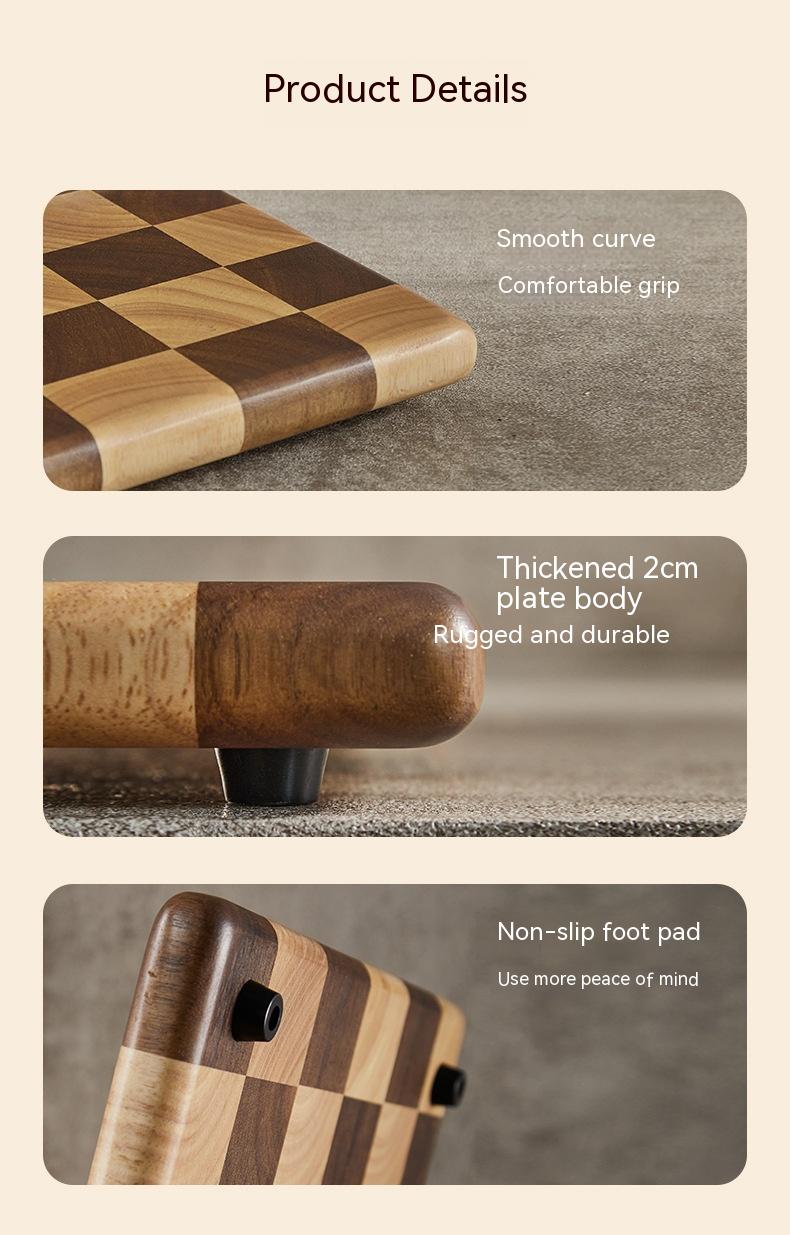 Mango Acacia Wooden Chopping Board – Durable Natural Wood Cutting Board for Kitchen