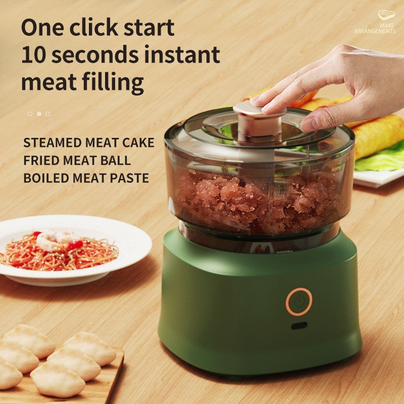 Electric Garlic Chopper – USB Rechargeable Mini Food Processor