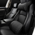 Memory Foam Car Headrest & Lumbar Support Cushion Set