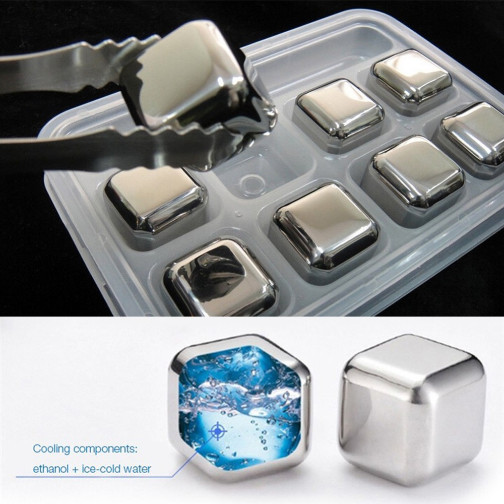 Reusable Drink Chilling Stones – Beverage Cooling Cube Set