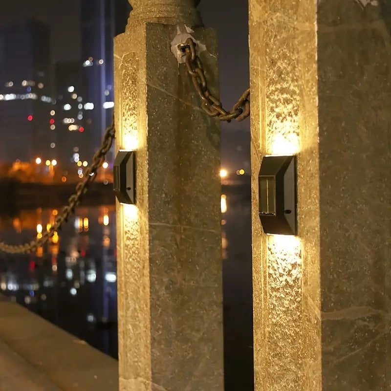Solar Outdoor Wall Lights – Waterproof LED Garden Lights