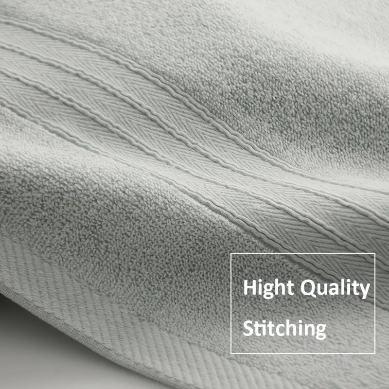 1 Cotton Absorbent Towel, Soft and Breathable, 4 Colors
