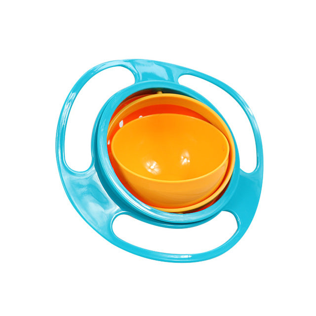 360° Gyro Bowl – Spill-Proof Toddler Snack &amp; Feeding Bowl