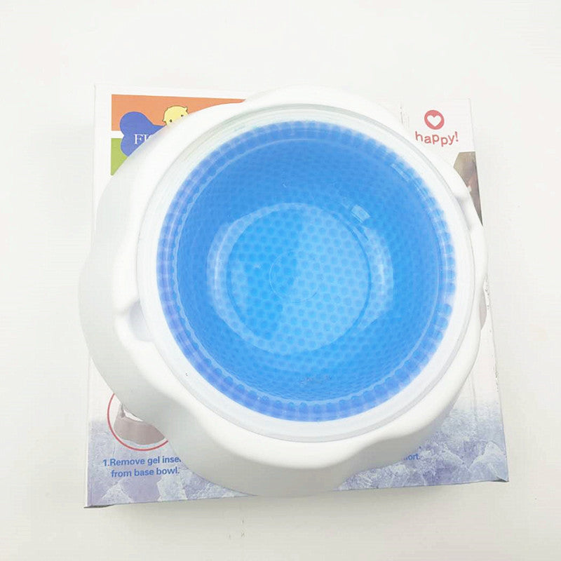 Cooling Pet Water Bowl – Summer Ice Bowl for Dogs & Cats