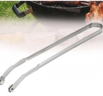 BBQ Sausage Turning Tongs – Stainless Steel Grilling Tool