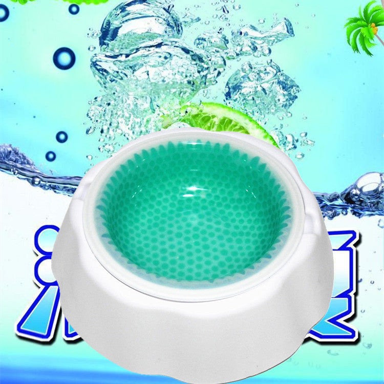 Cooling Pet Water Bowl – Summer Ice Bowl for Dogs & Cats