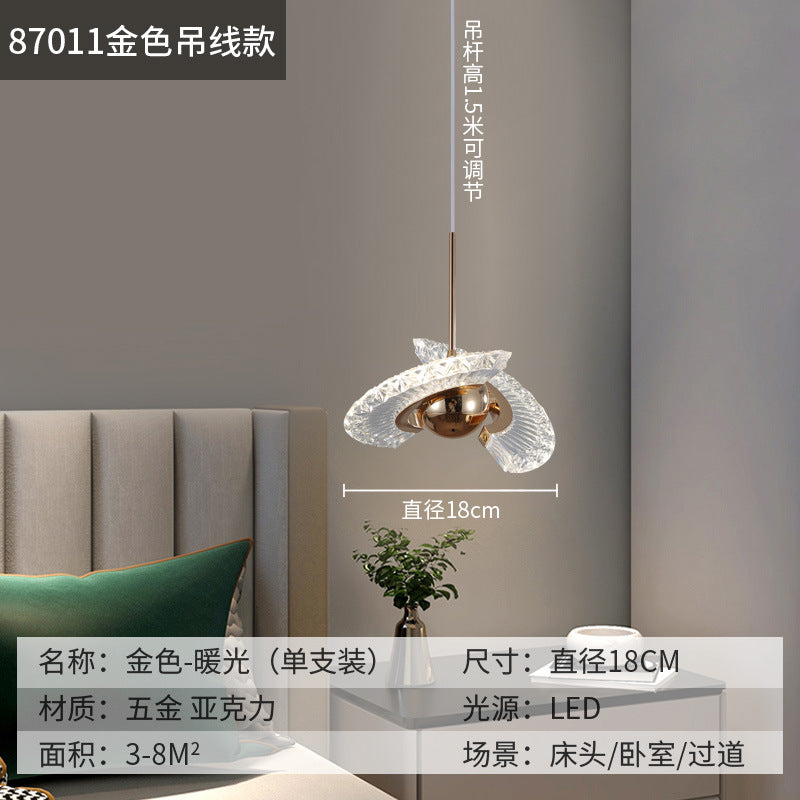 Nordic-Style Minimalist Pendant Light for Bedroom