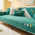 Cute Cartoon Lamb Velvet Sofa Cushion (1 Piece)