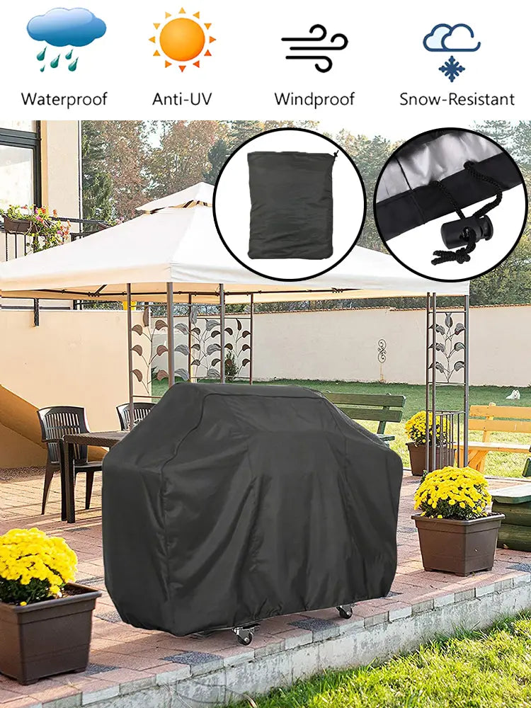 Heavy-Duty BBQ Grill Cover – Waterproof Outdoor Protector