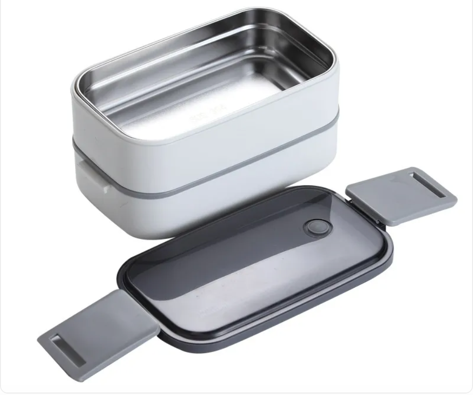 Stainless Steel Lunch Box – Single/Double Layer Meal Container