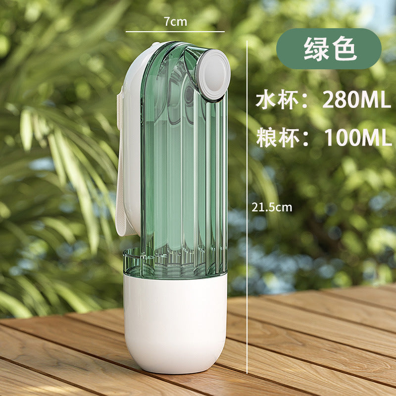 Portable Pet Water Bottle – Travel Food & Water Dispenser