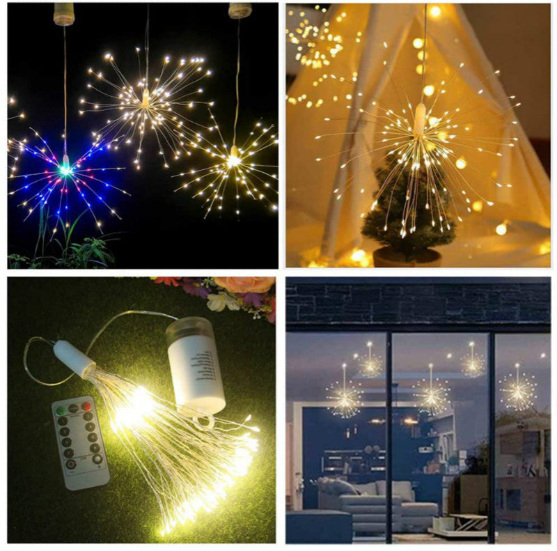 Solar Firework Lights – Waterproof LED Garden Stake Lights