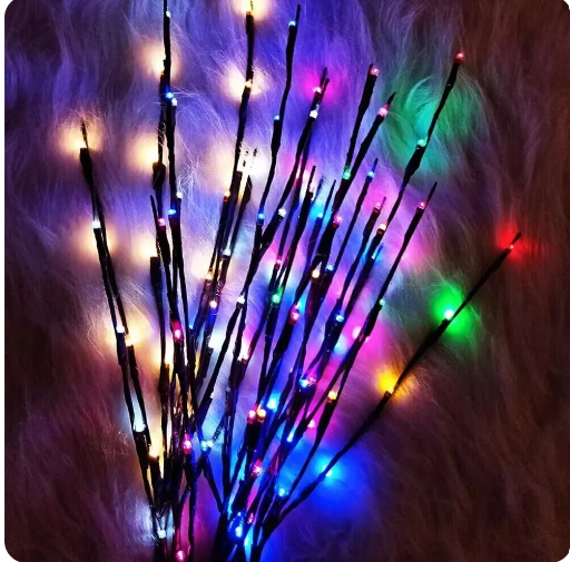Nordic LED Twig Tree Lights – Battery-Powered Decorative Table Lamp