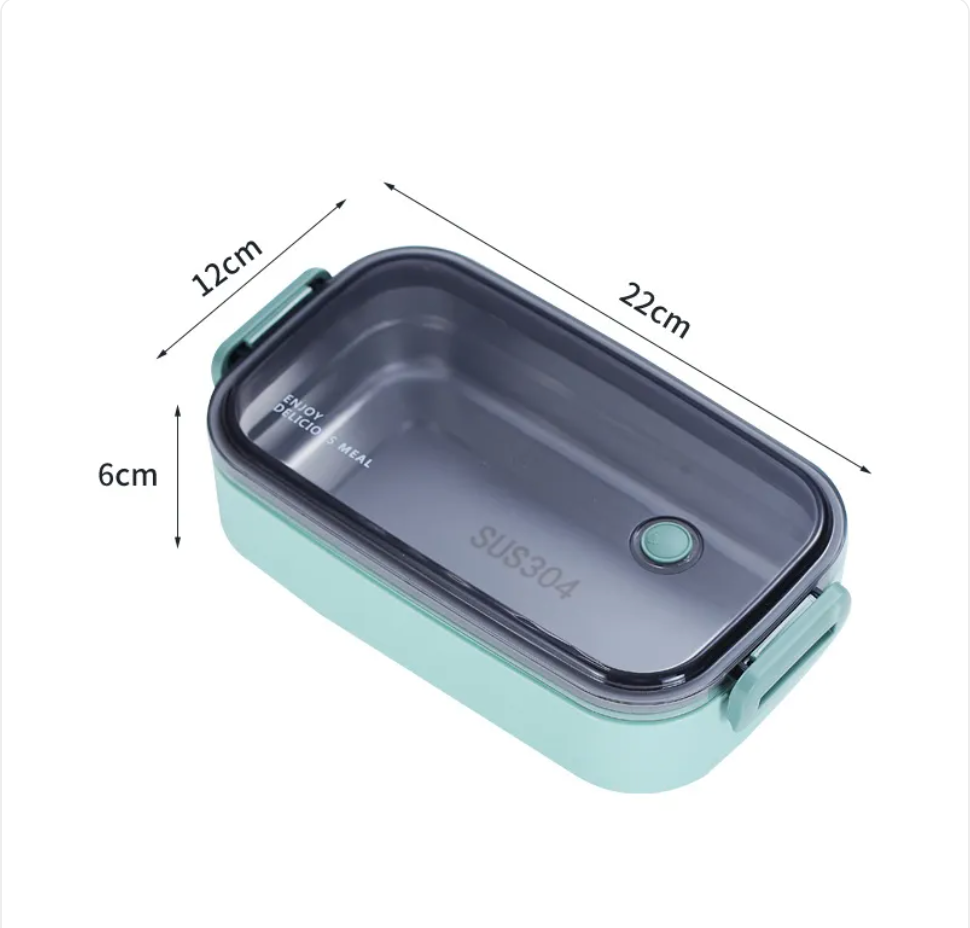 Stainless Steel Lunch Box – Single/Double Layer Meal Container