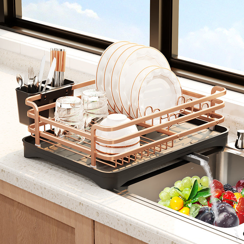 Kitchen Dish Drying Rack – Countertop Dish Organizer