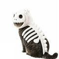 Glow-in-the-Dark Dinosaur Skeleton Pet Costume – Halloween Cat Outfit