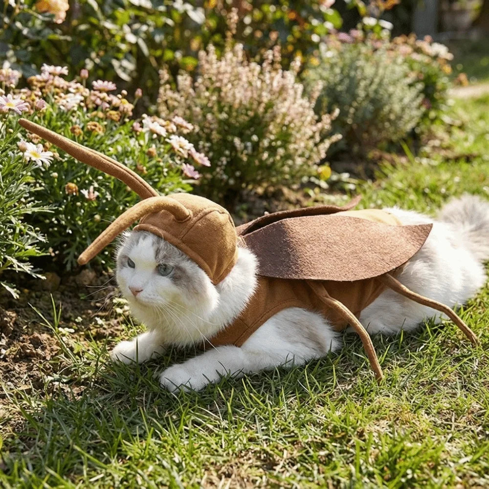 Realistic Cockroach Pet Costume – Funny Cat & Dog Cosplay Outfit