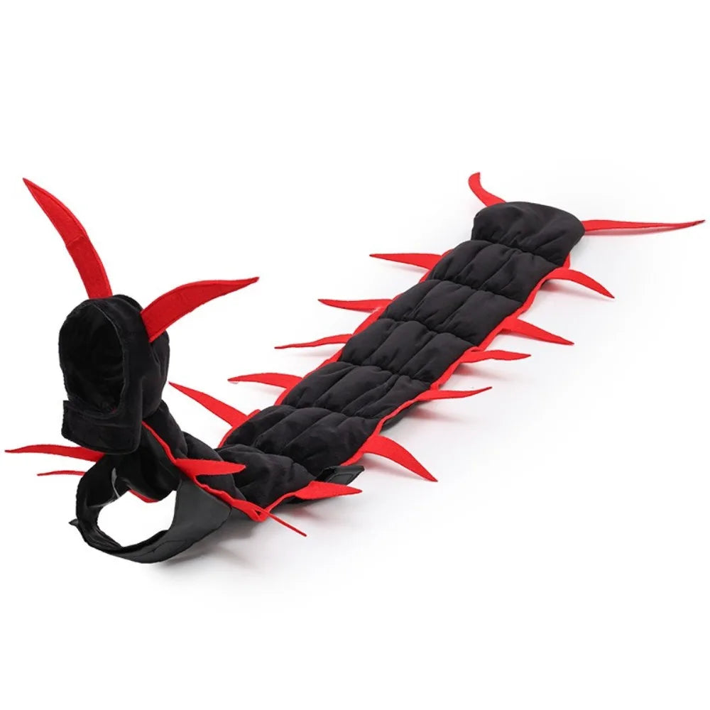 Creepy Centipede Pet Costume – Plush Halloween Cat & Dog Outfit