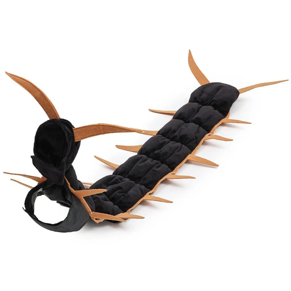 Creepy Centipede Pet Costume – Plush Halloween Cat & Dog Outfit