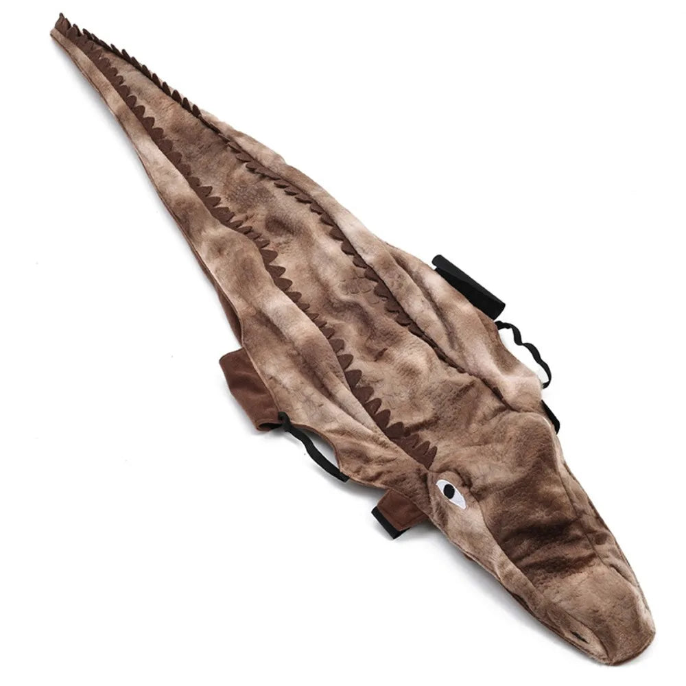 Realistic Crocodile Pet Costume – Halloween Dog & Cat Outfit