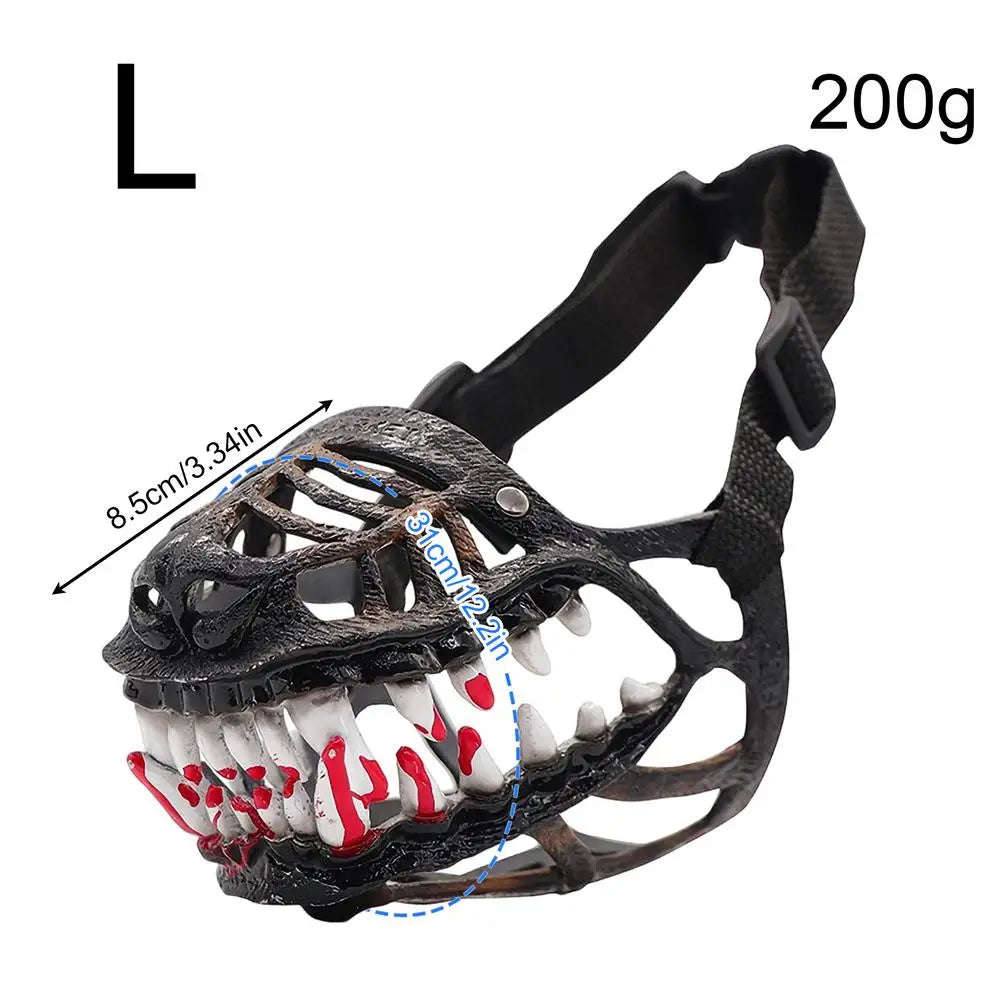 Scary Teeth Dog Muzzle – Halloween Horror Pet Costume