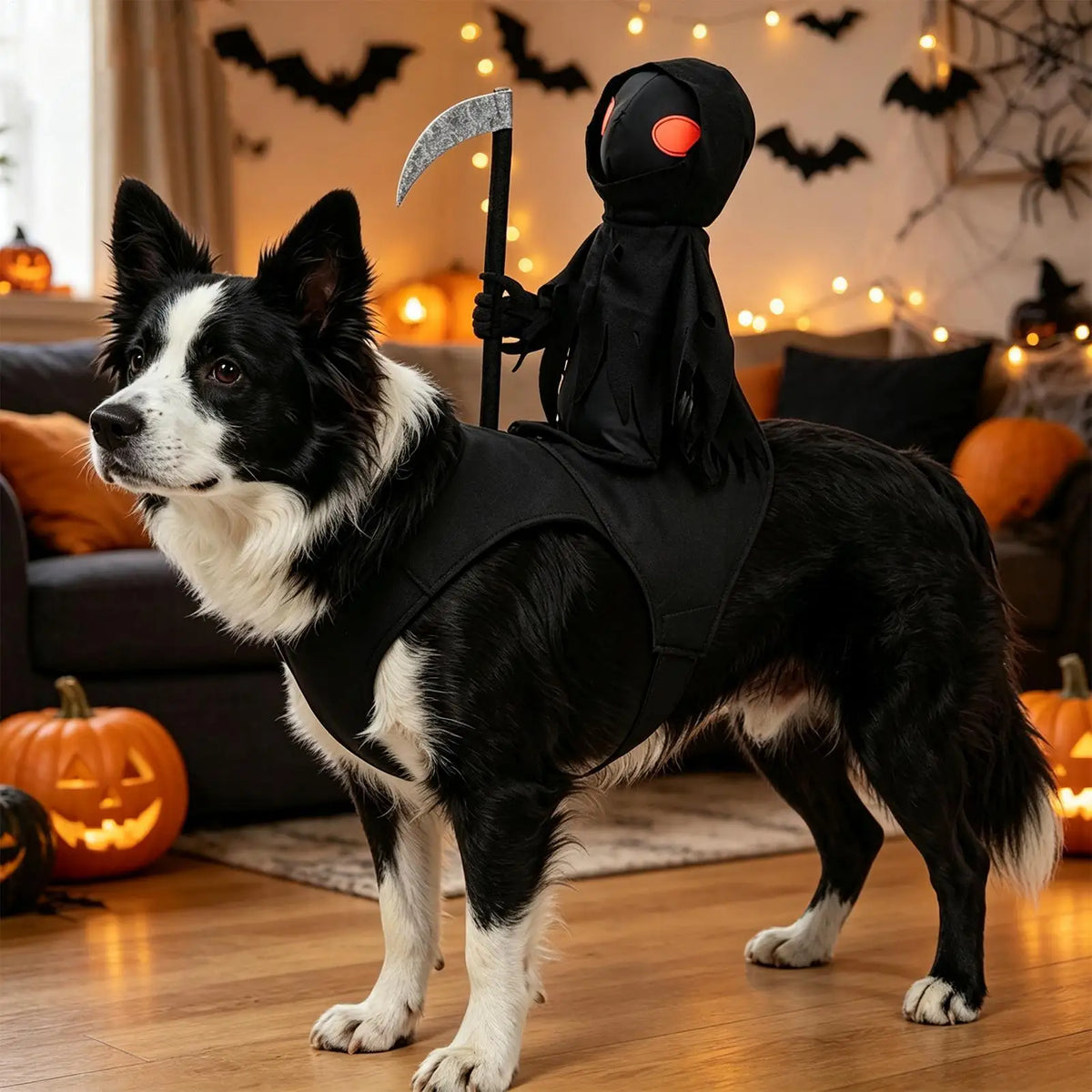 Death Knight Pet Costume – Halloween Dog & Cat Cosplay Outfit
