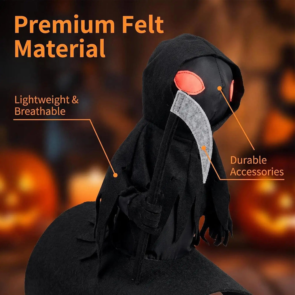 Death Knight Pet Costume – Halloween Dog & Cat Cosplay Outfit