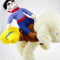 Cowboy Rider Pet Costume – Halloween Dog Cosplay Outfit