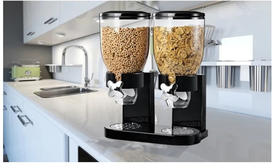 Cereal Dispenser – One-Touch Breakfast Cereal Storage Container