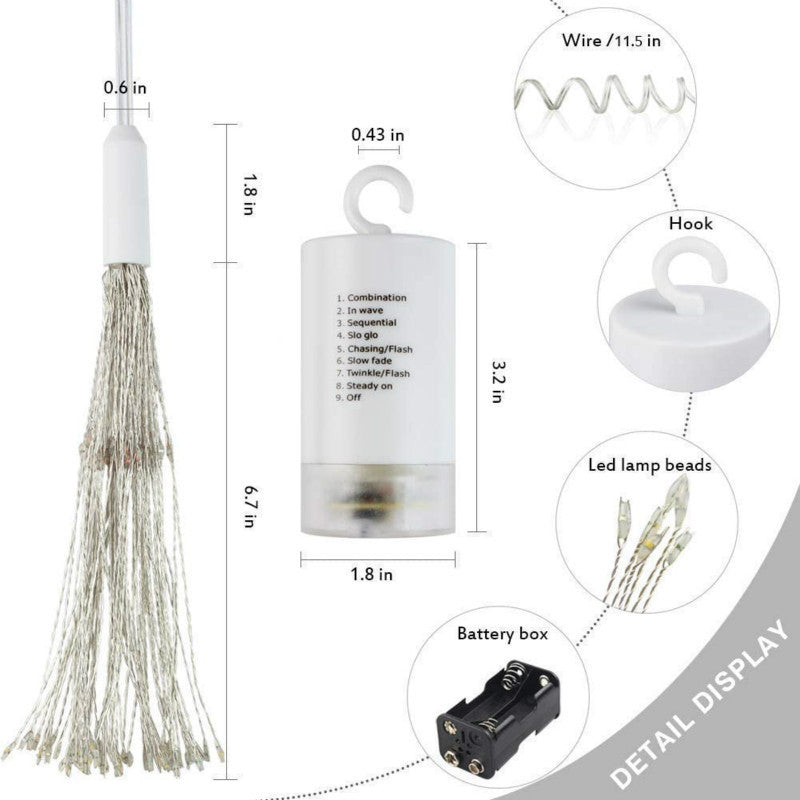 Solar Firework Lights – Waterproof LED Garden Stake Lights
