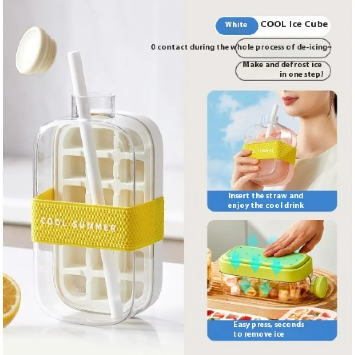 Instant Cooling Ice Cup – Portable Ice Maker Drink Bottle