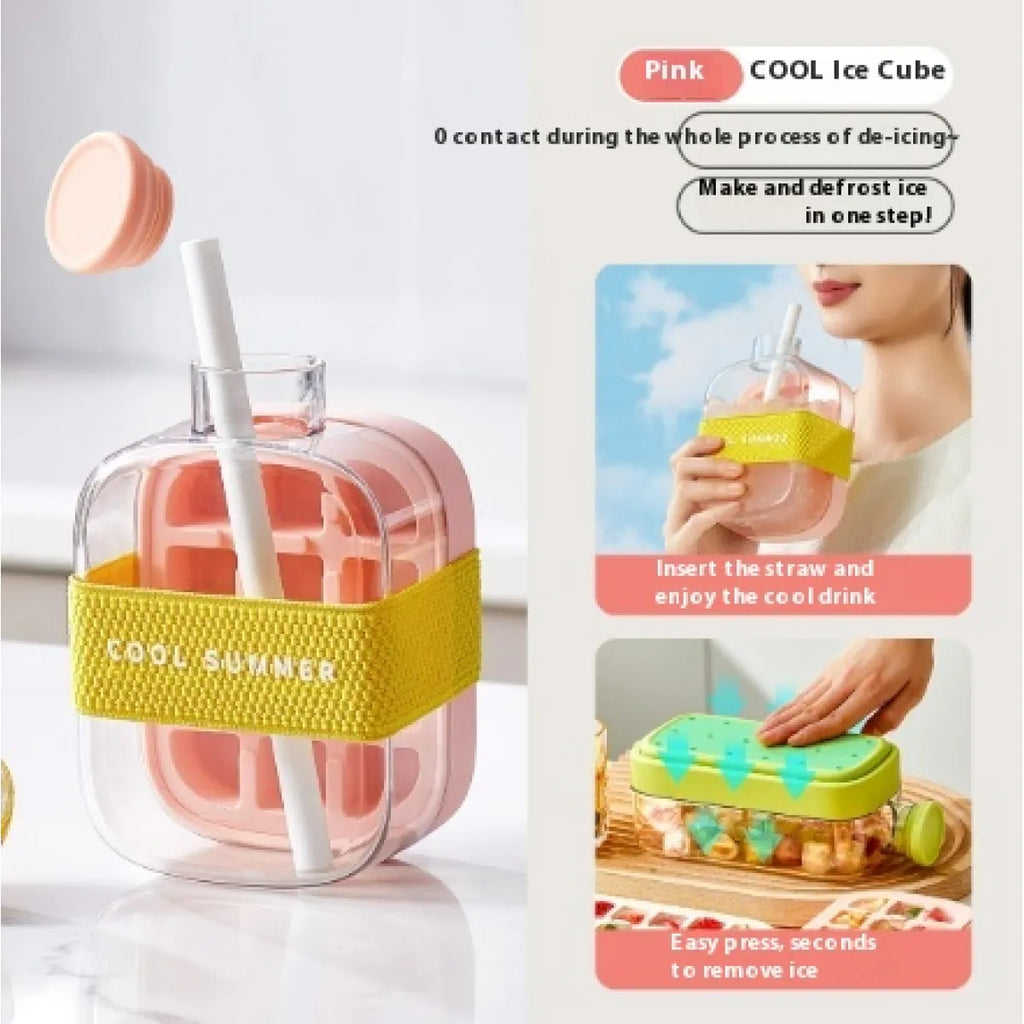 Instant Cooling Ice Cup – Portable Ice Maker Drink Bottle