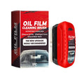 Car Window Glass Cleaner – Oil Film & Stain Remover with Brush