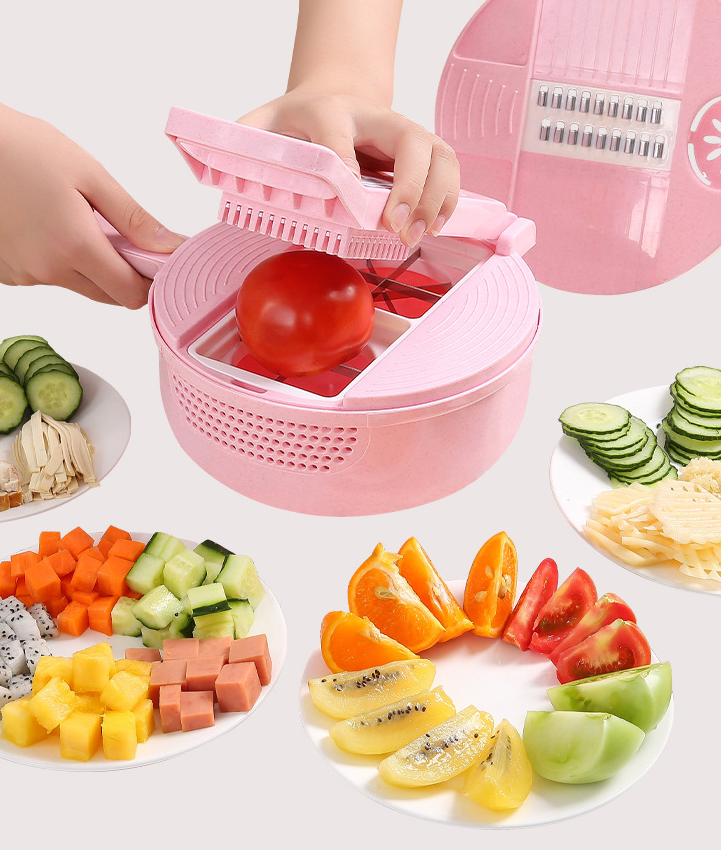 4-in-1 Multifunction Vegetable Slicer – Mandoline &amp; Food Chopper