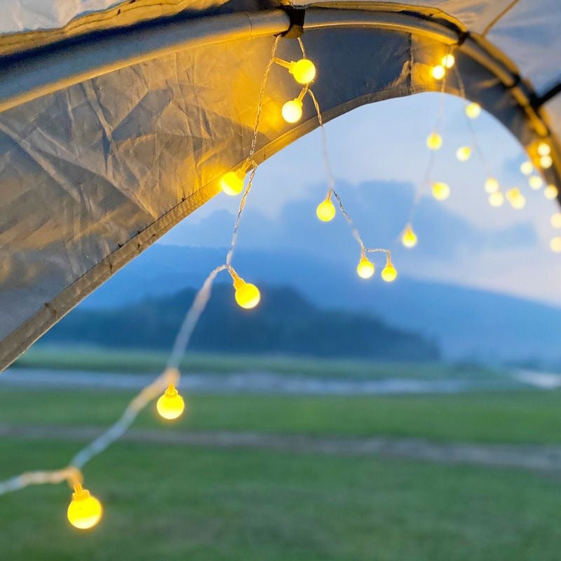 LED Camping String Lights – Waterproof Canopy & Tent Lights
