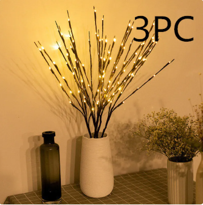 Nordic LED Twig Tree Lights – Battery-Powered Decorative Table Lamp