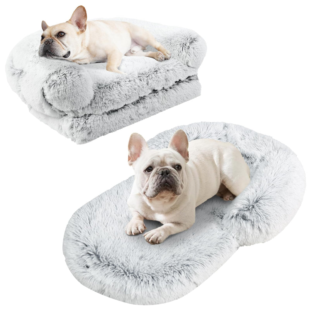 Human-Sized Plush Bed – Cozy Memory Foam Lounge Bed