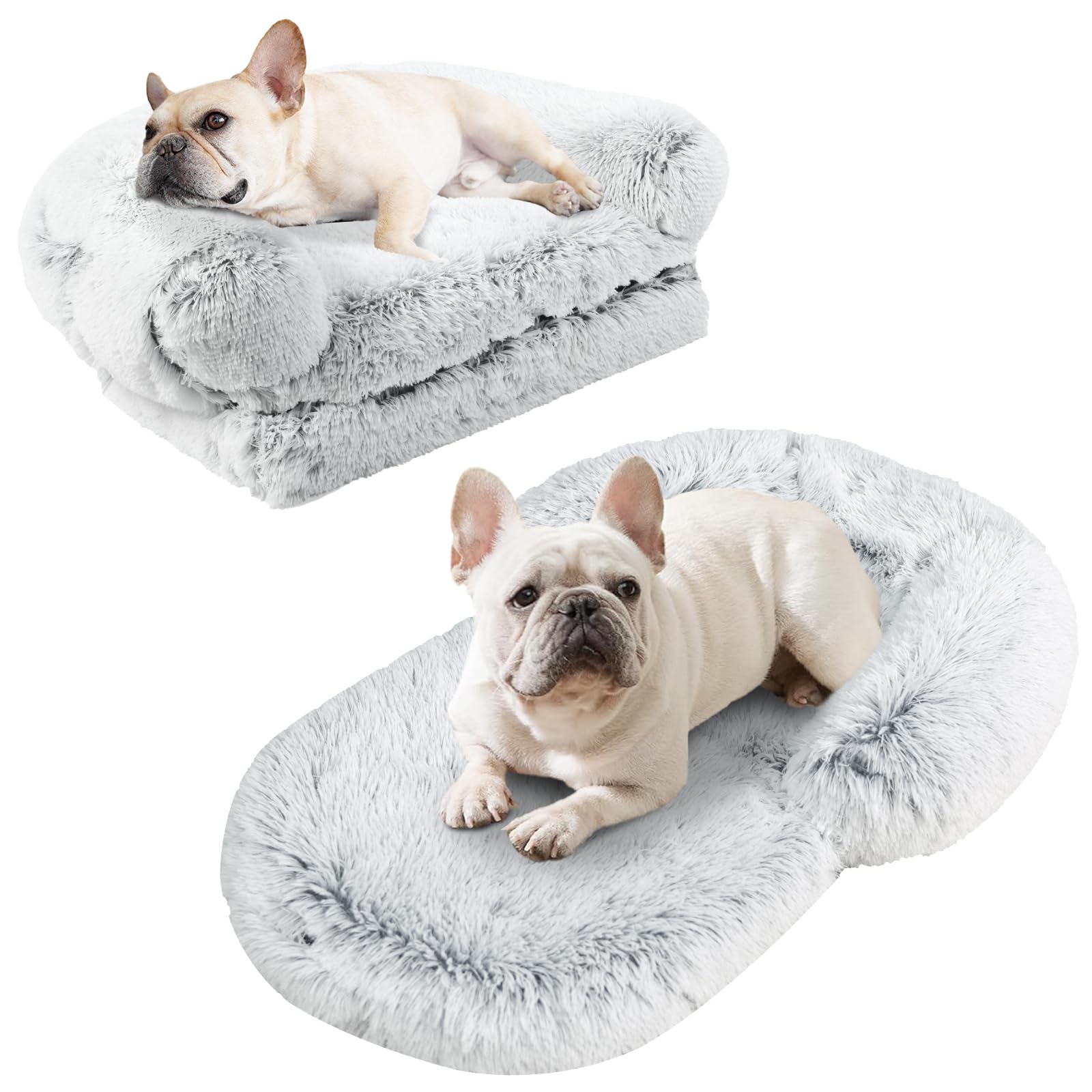 Human-Sized Plush Bed – Cozy Memory Foam Lounge Bed