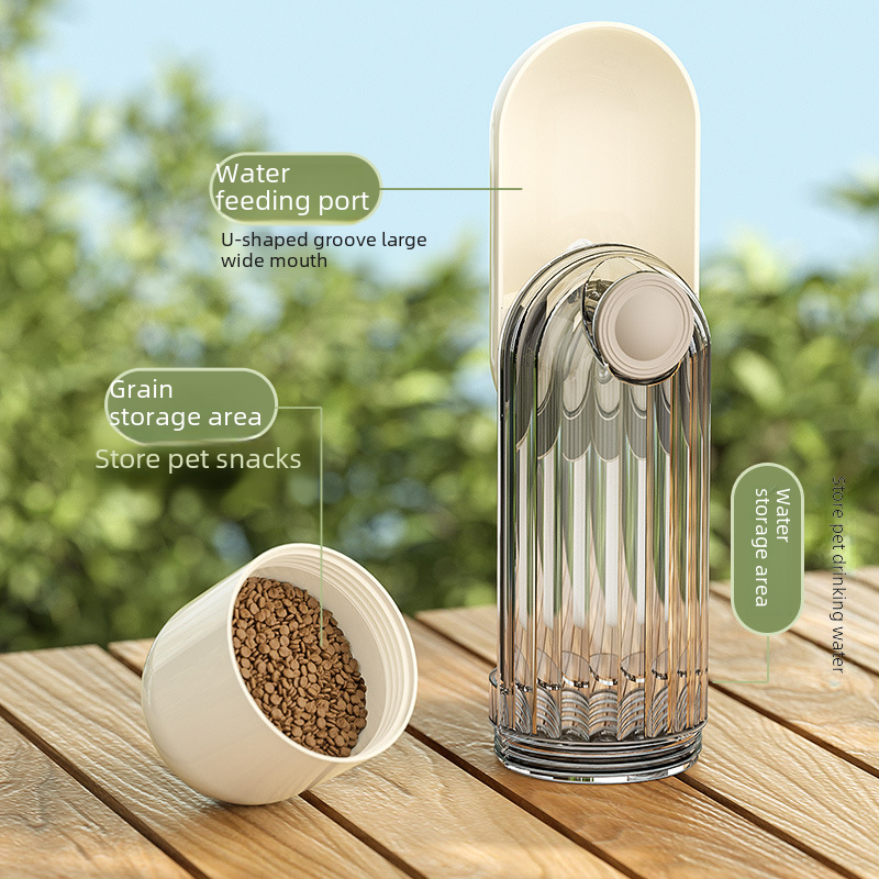 Portable Pet Water Bottle – Travel Food & Water Dispenser