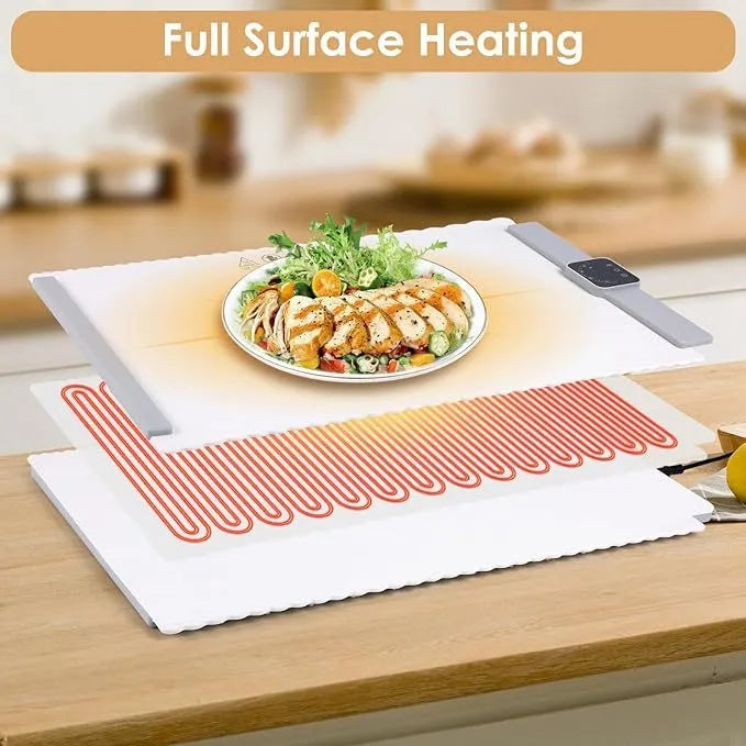 Foldable Food Warming Tray – Electric Heated Dining Board