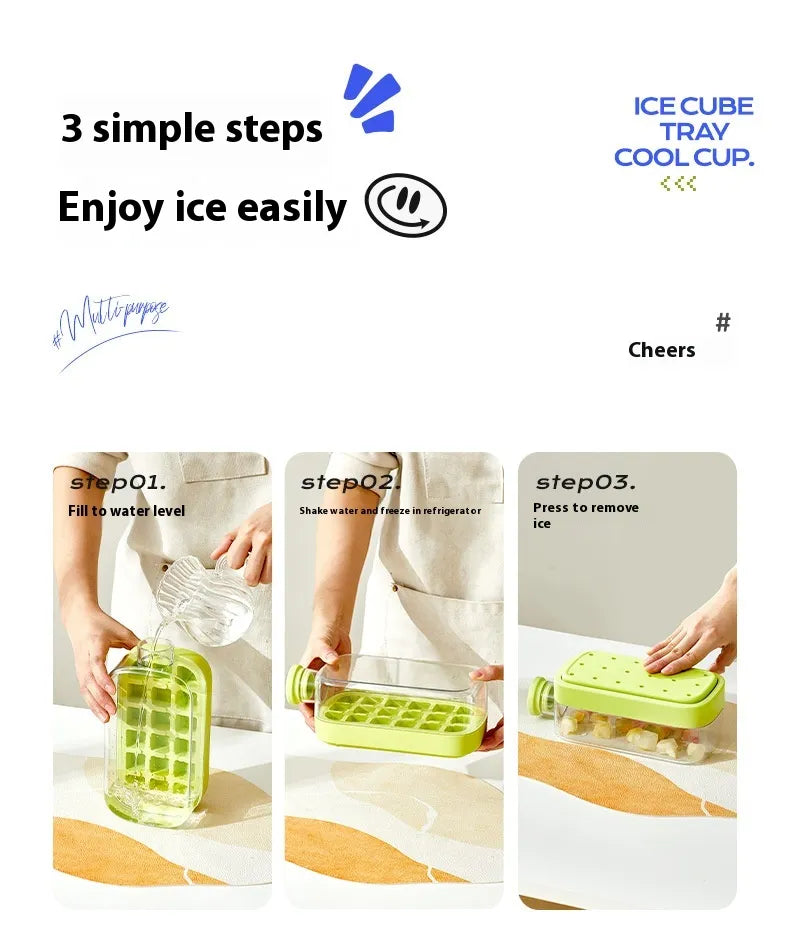 Instant Cooling Ice Cup – Portable Ice Maker Drink Bottle