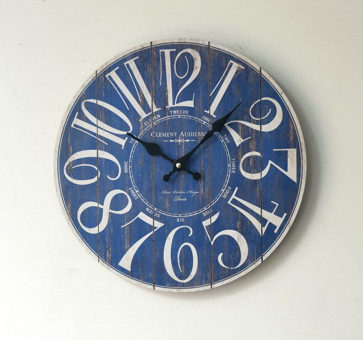 Decorative Vintage Wall Clock with Elephant and Owl Design