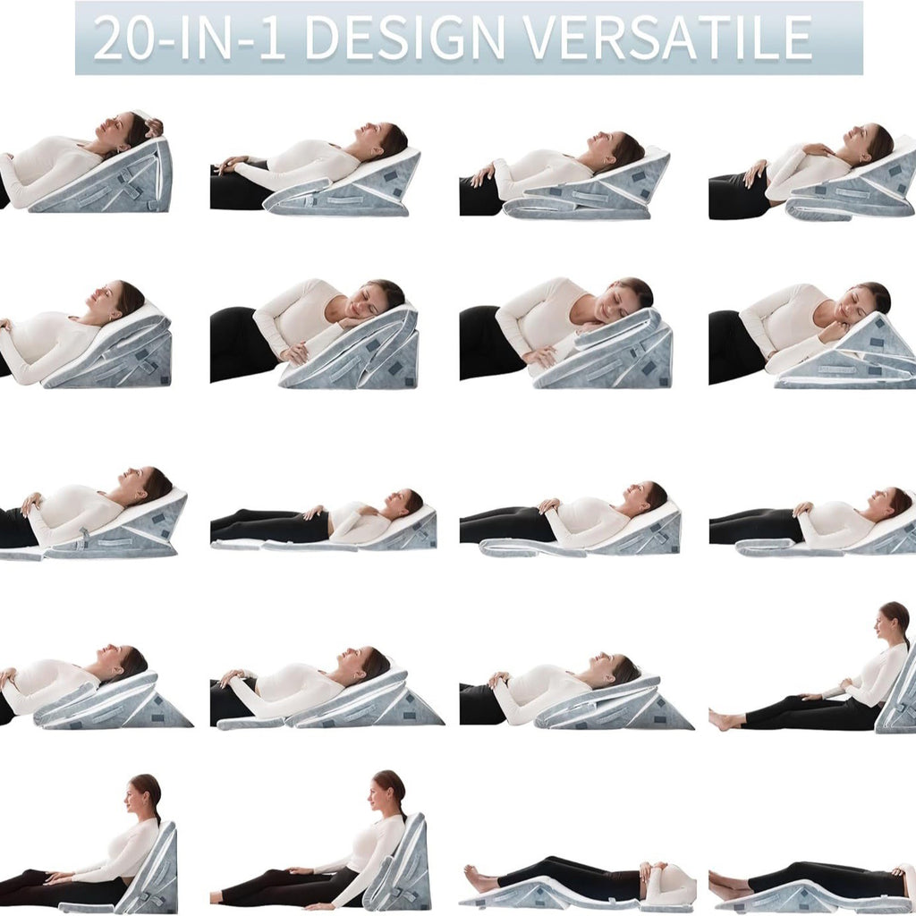 20-in-1 Wedge Pillow for Post-Surgery Relief