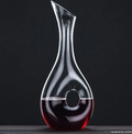 Crystal Wine Decanter – Lead-Free Glass U-Shaped Aerator
